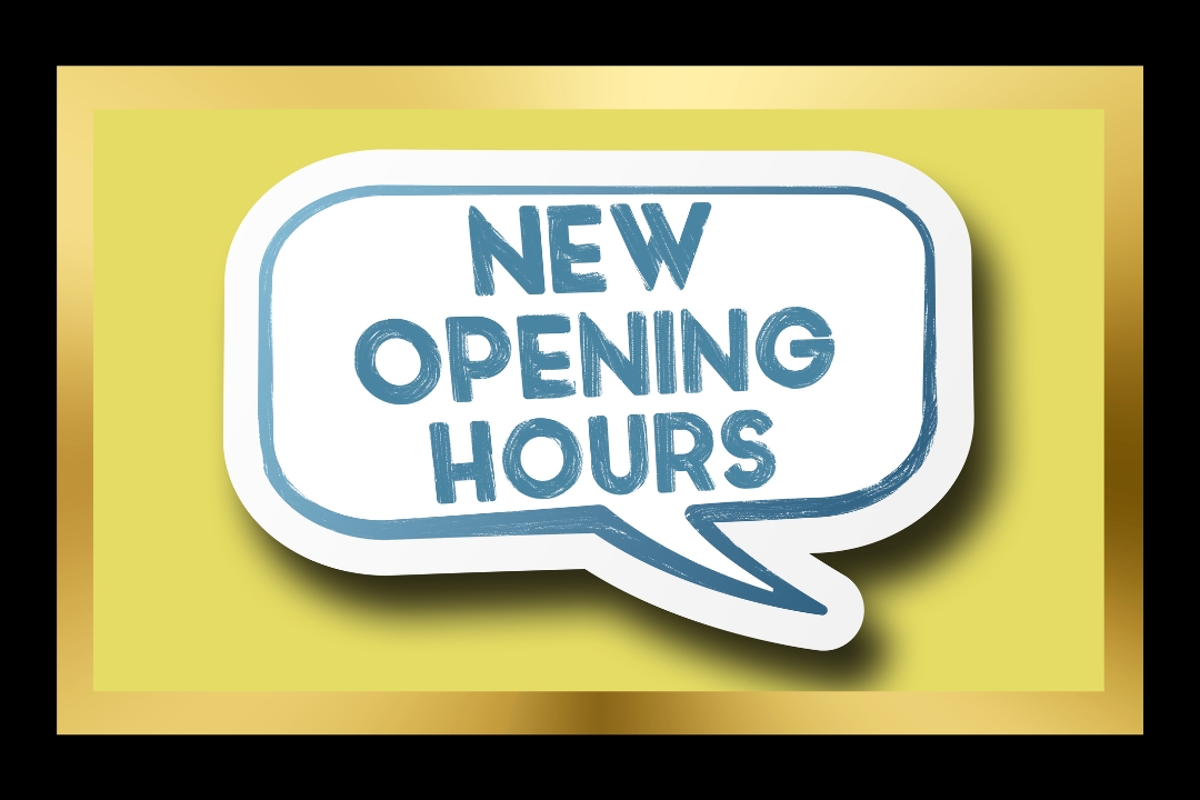 Notice: New Office Hours